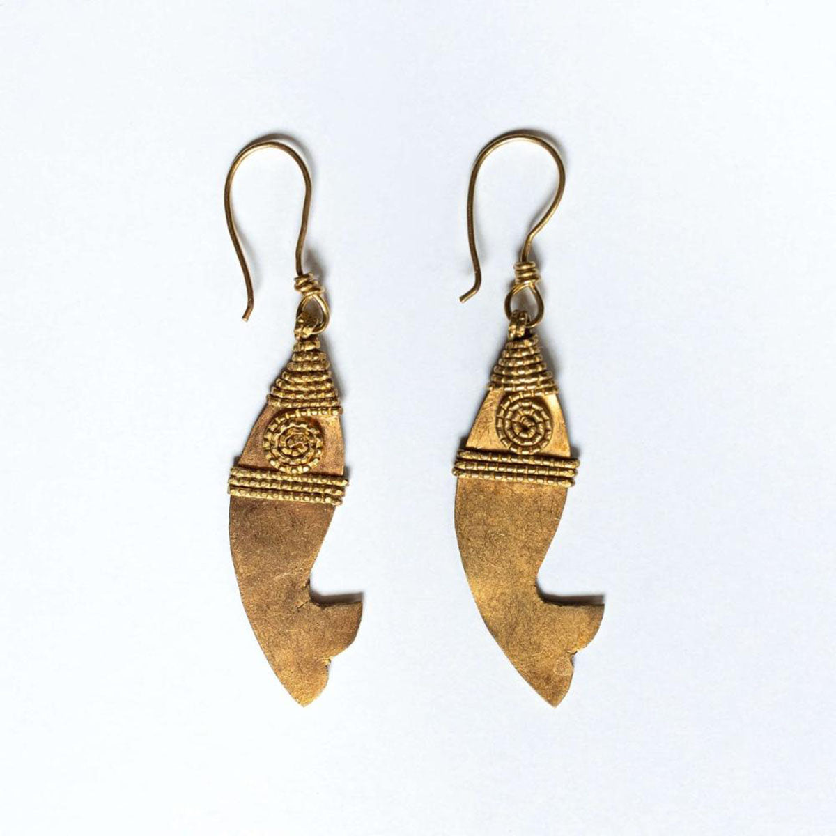 Dokra earrings "my Twin Fish"