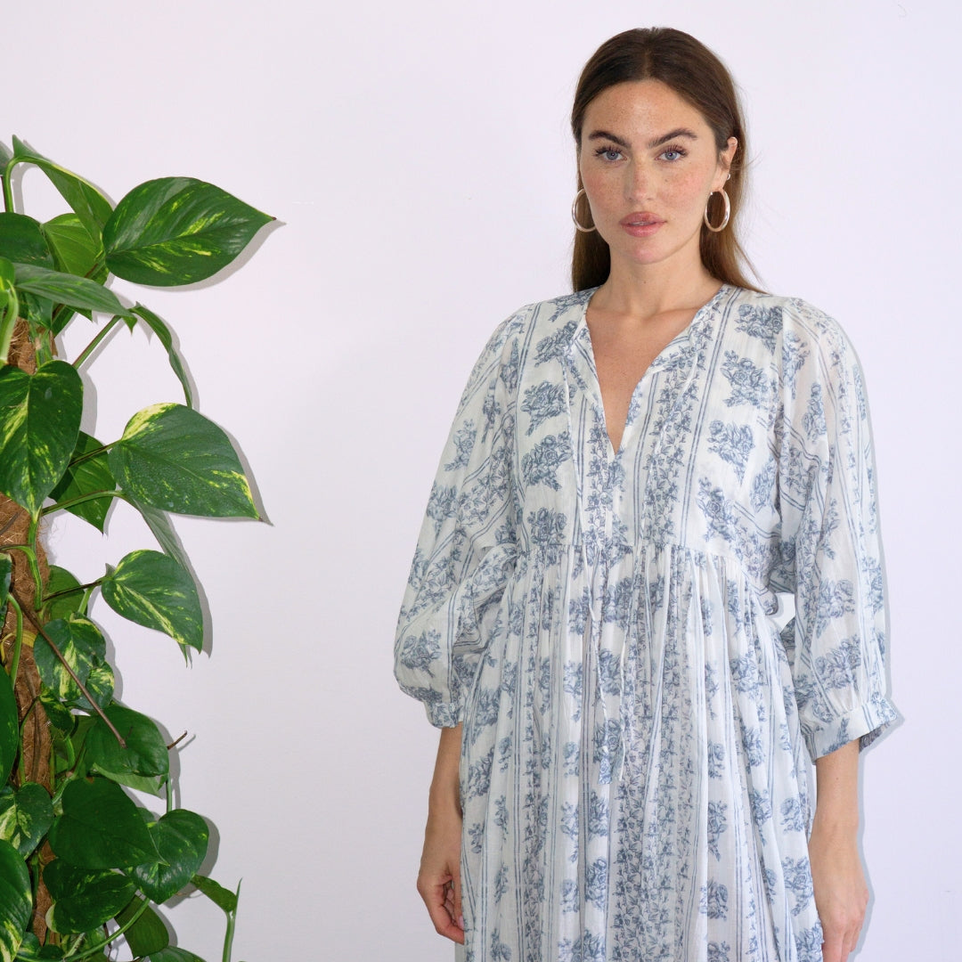 "Feel Good" Baumwollkleid "Blue Maiden"