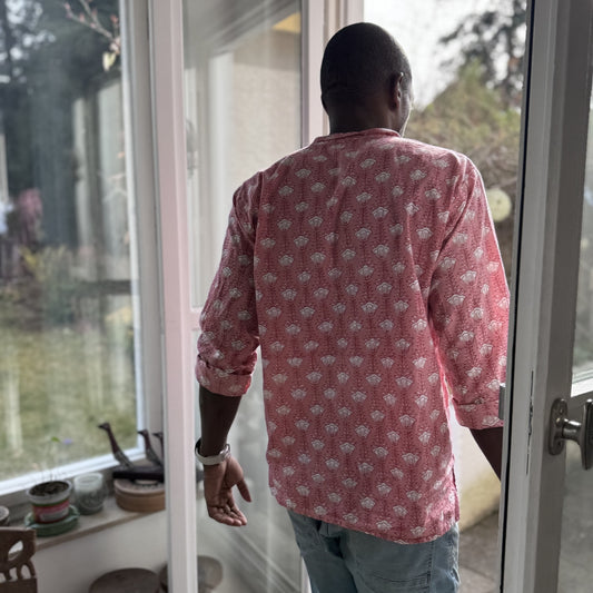 Unisex Sommer Shirt "Soft Rose"  – 100% Baumwolle