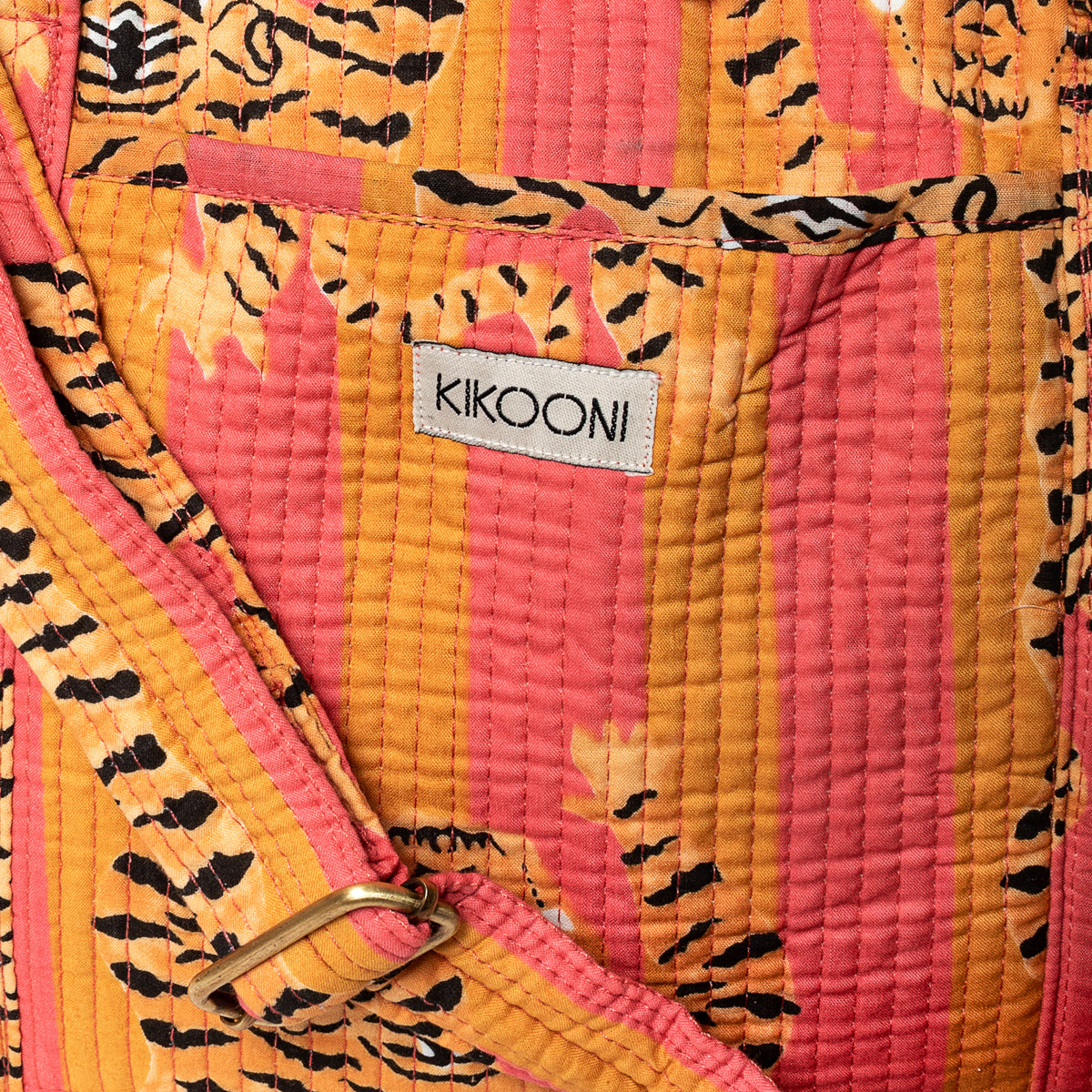 Large travel bag "Poppy Tiger Sunset"