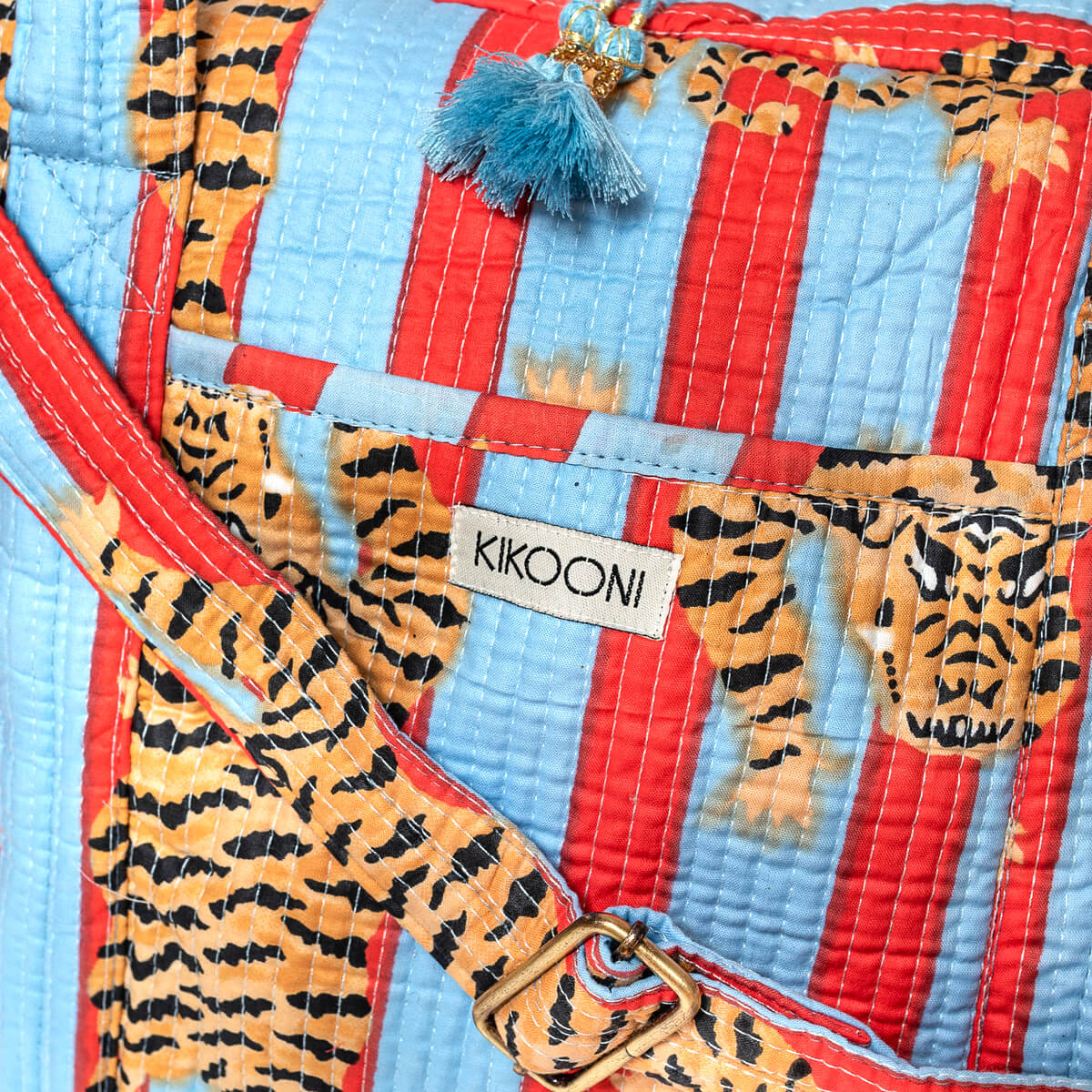 Large travel bag "Poppy Tiger Funky"