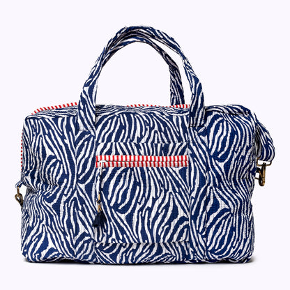 Große Reisetasche "Blue Zebra"