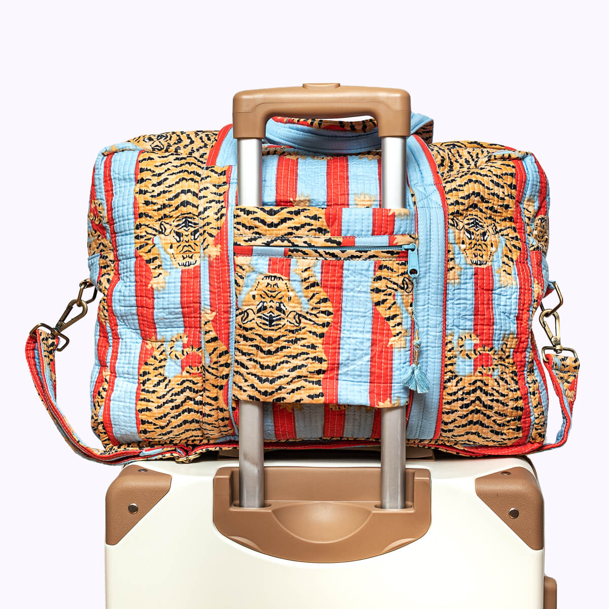 Large travel bag "Poppy Tiger Funky"