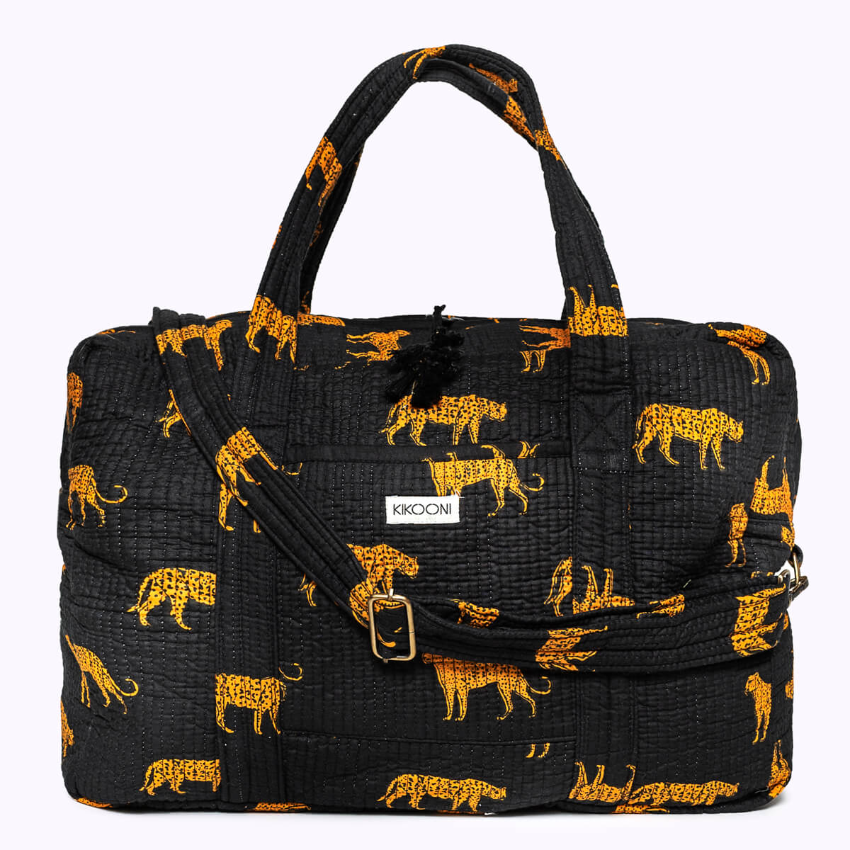 Große Reisetasche "black leopard"