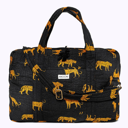 Große Reisetasche "black leopard"