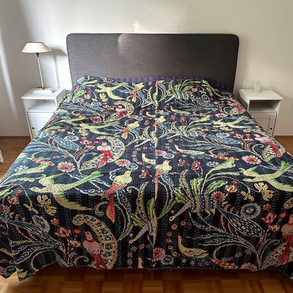 XL – Blanket "Blue Birds" 