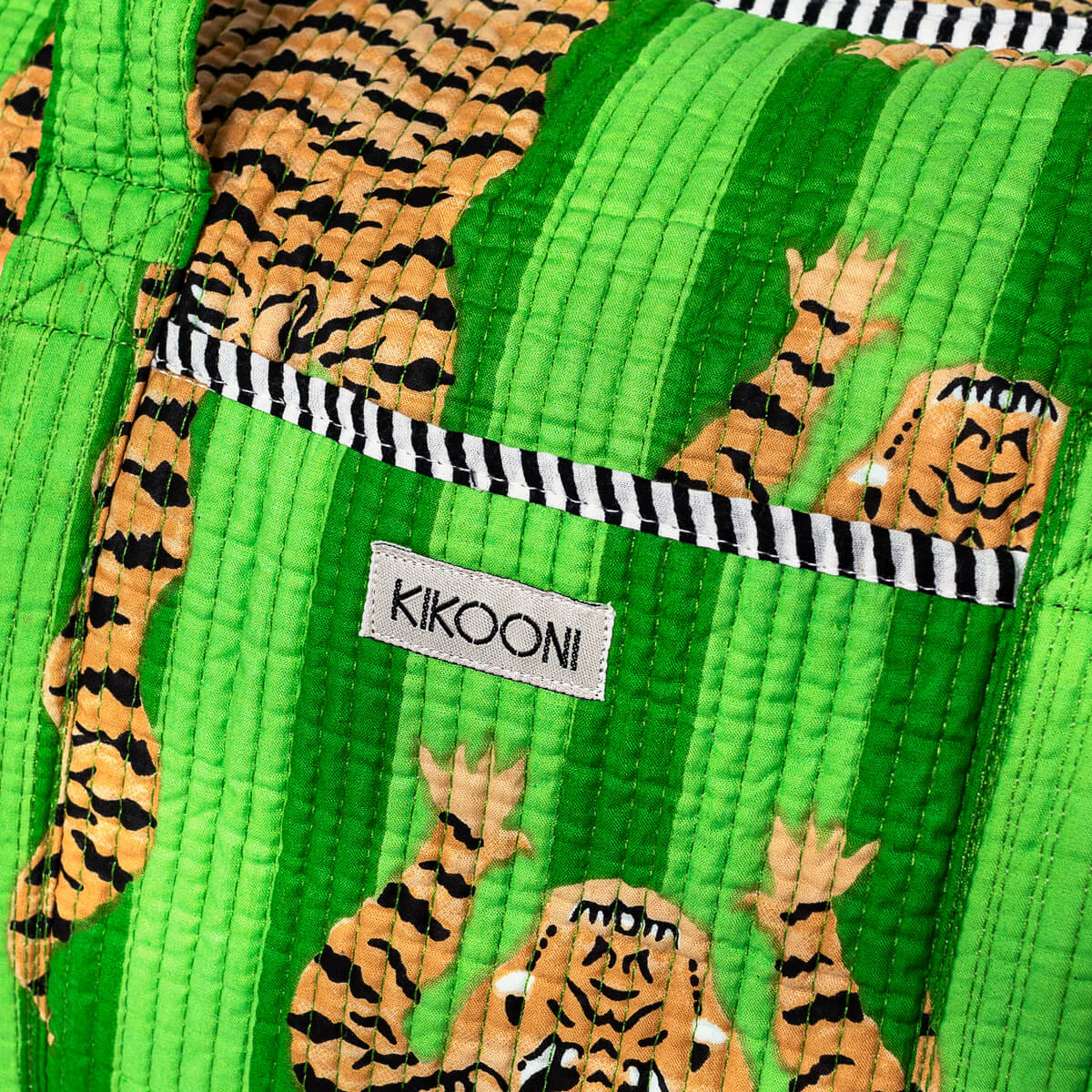 Baumwolltasche  "Poppy Tiger Green"