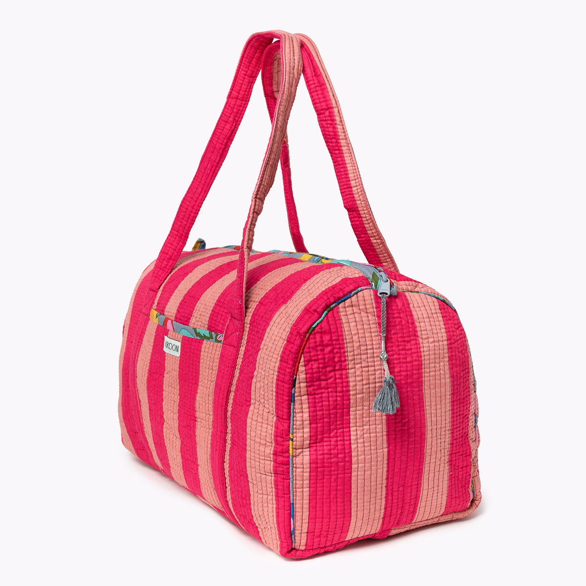 Baumwolltasche "Bold Stripes Peach"