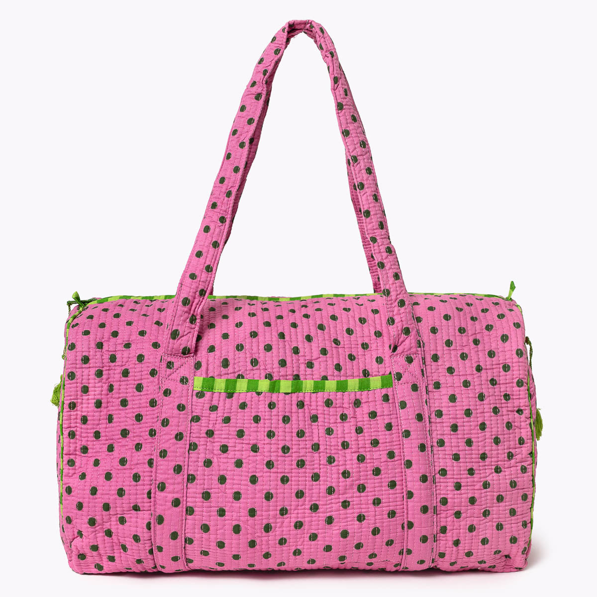 Baumwolltasche " Dizzy Dots - Lime"