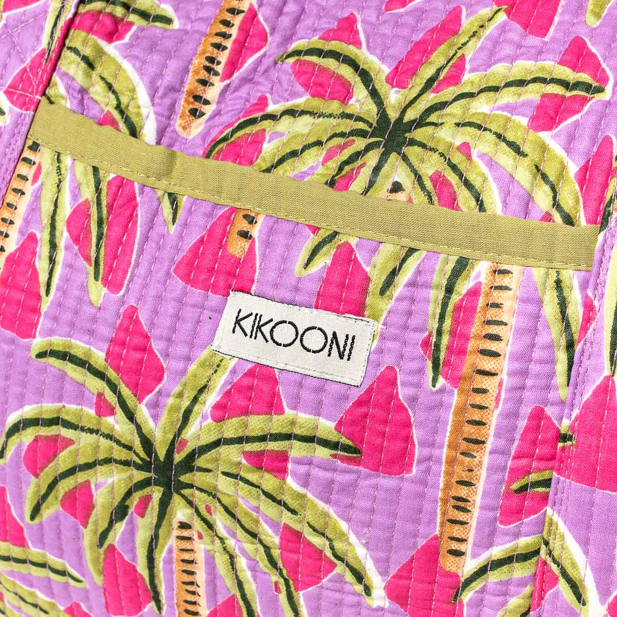 Handmade cotton bag "Palm Spring"