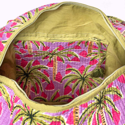Handgemachte Baumwolltasche  "Palm Spring"