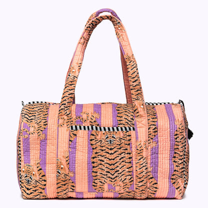 Baumwolltasche "Poppy Tiger - Peach Fusion"