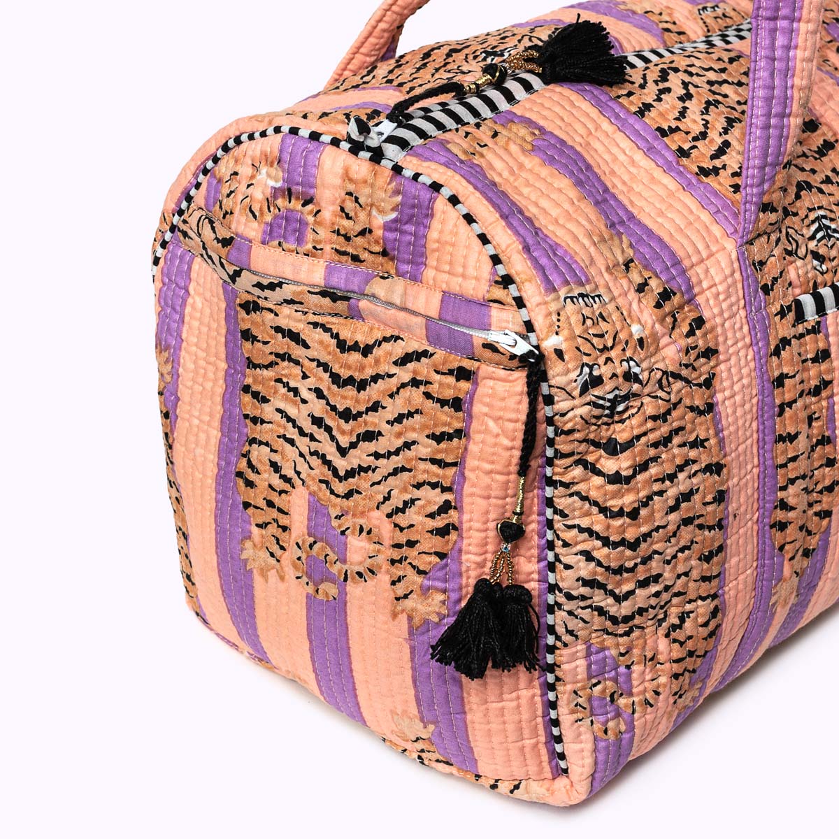 Baumwolltasche "Poppy Tiger - Peach Fusion"