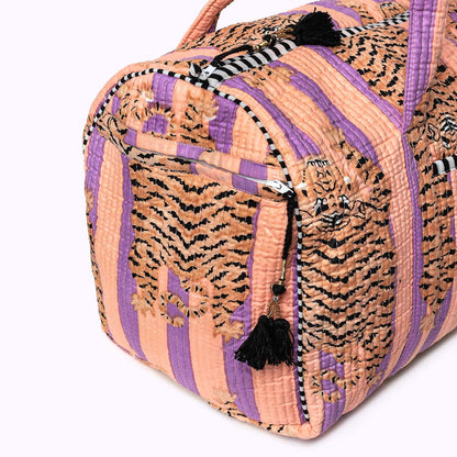 Baumwolltasche "Poppy Tiger - Peach Fusion"