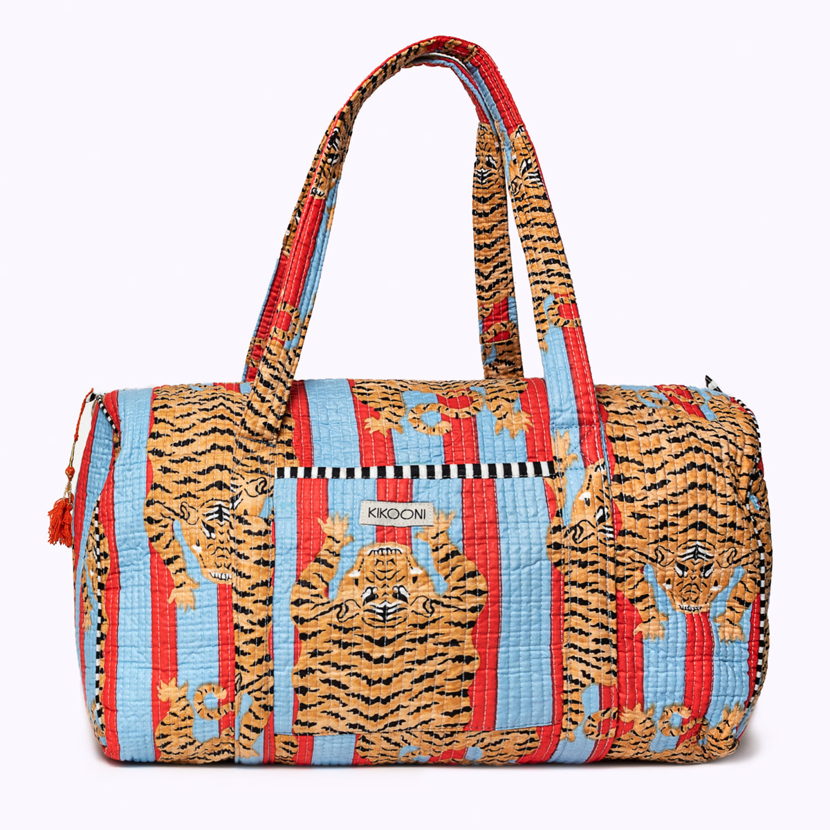 Handgemachte Baumwolltasche "Poppy Tiger FUNKy"