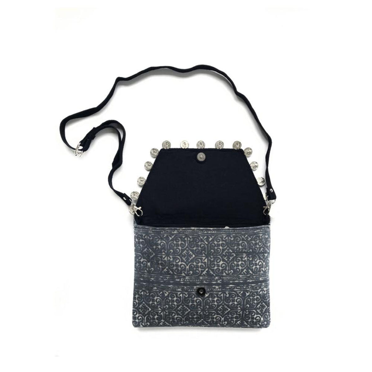 Clutch | Crossbody "Daia" grau