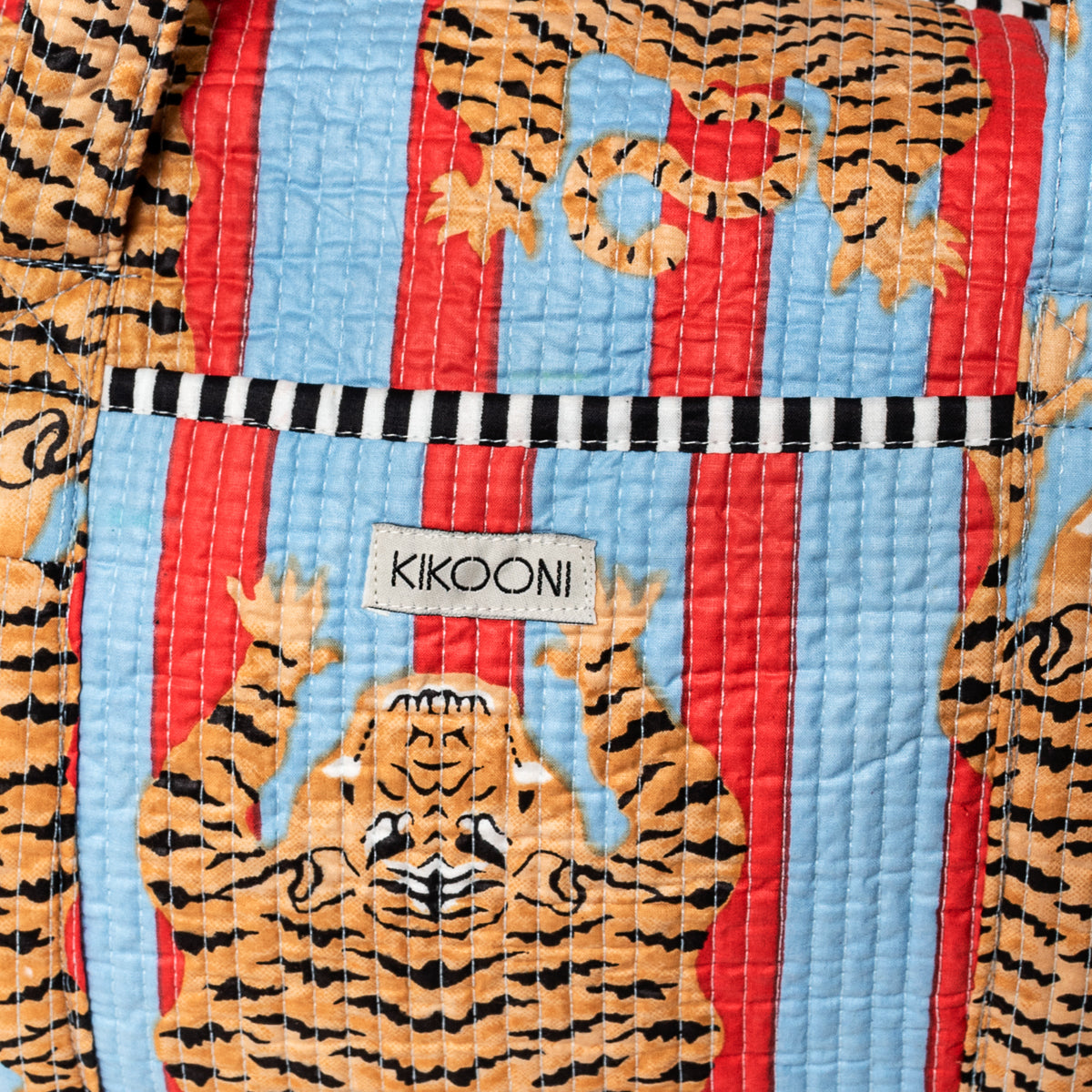 Handmade cotton bag "Poppy Tiger FUNKy"