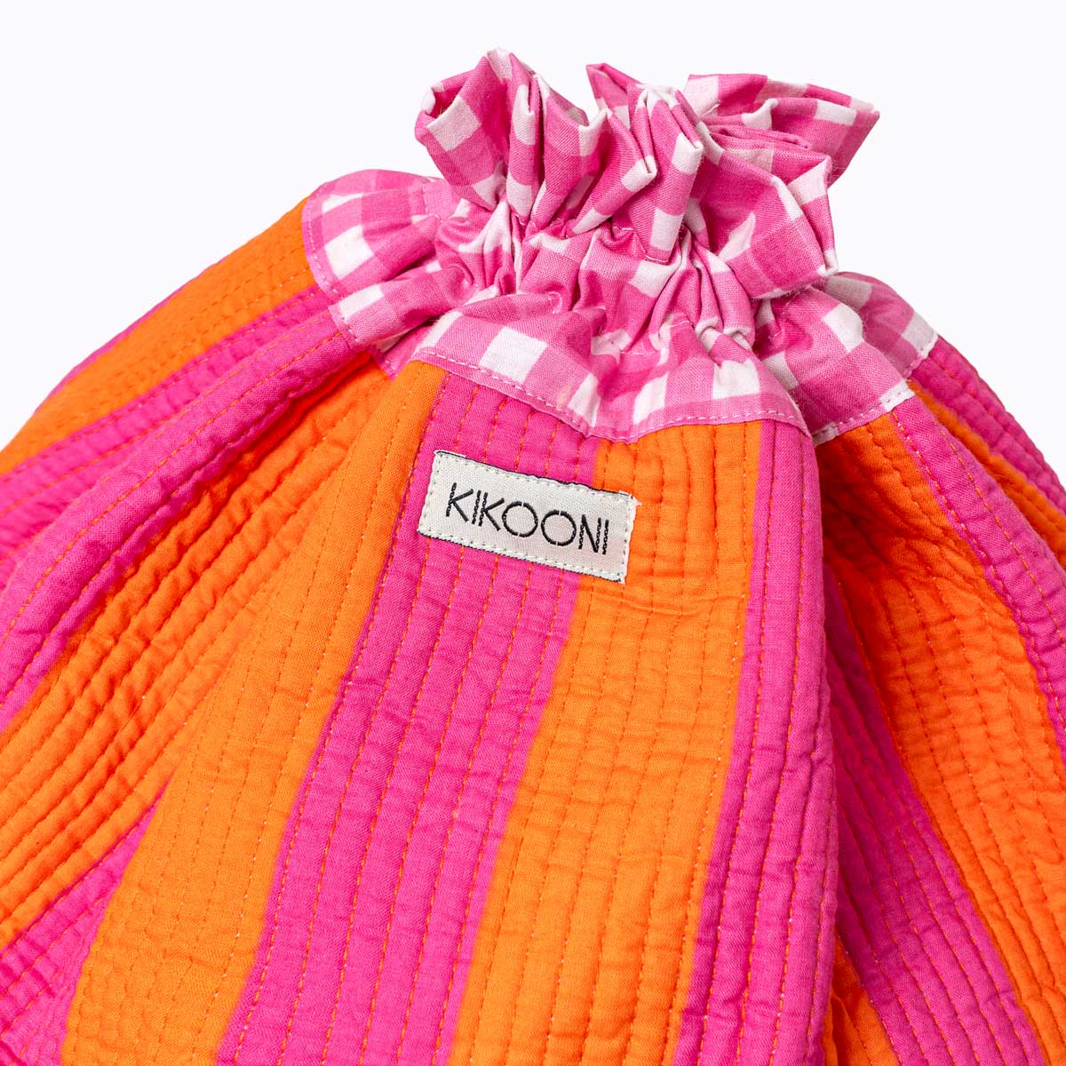 FUNBAG "Bold striped pink sunset" - BIG