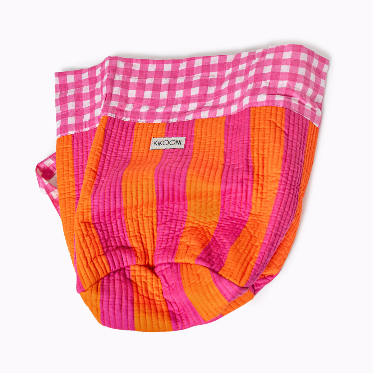 FUNBAG "Bold Stripes pink sunset" -small