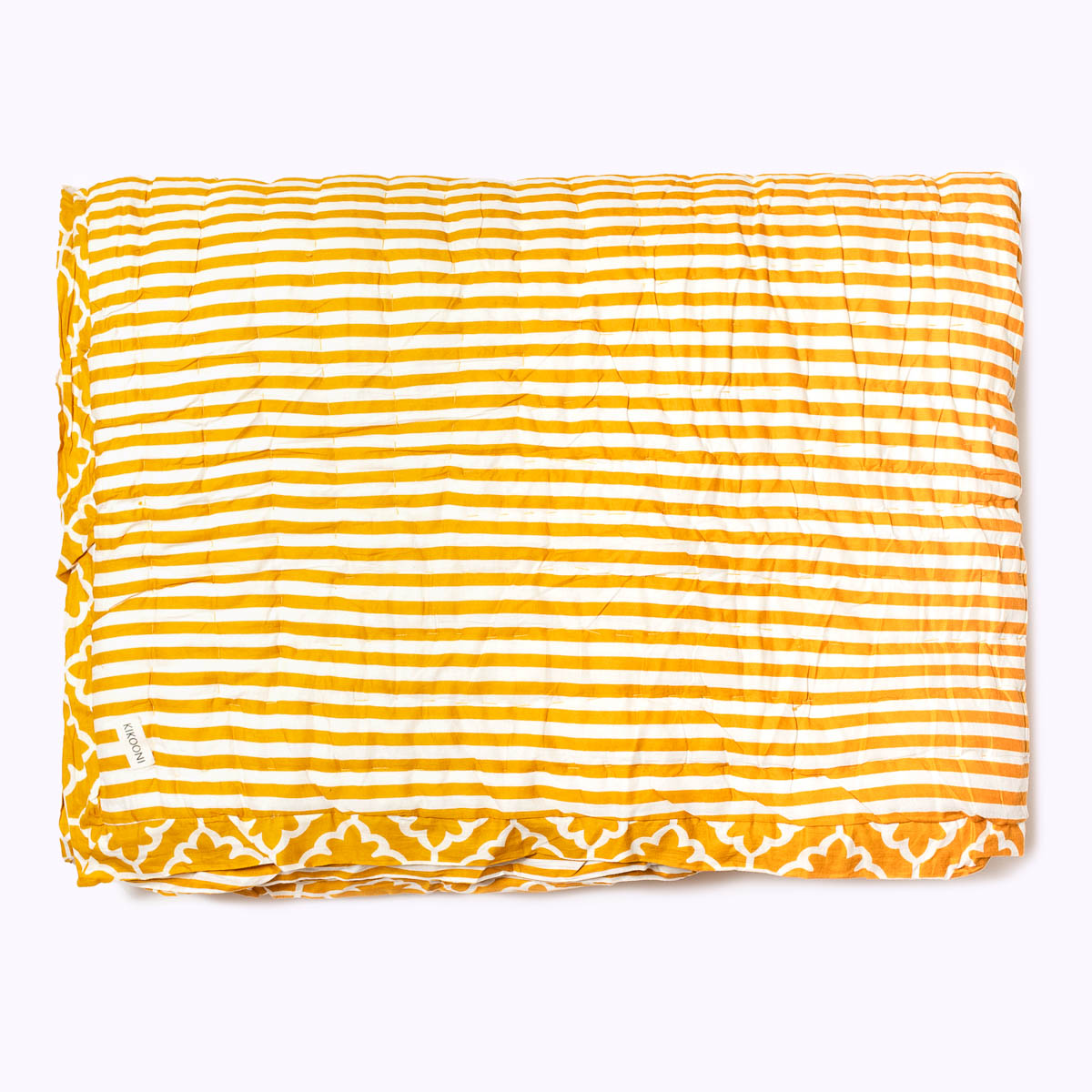 XXL Quilt "Golden Magic" - King Size Bedspread