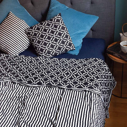 XXL Quilt "Black Magic"  -  King Size Überdecke