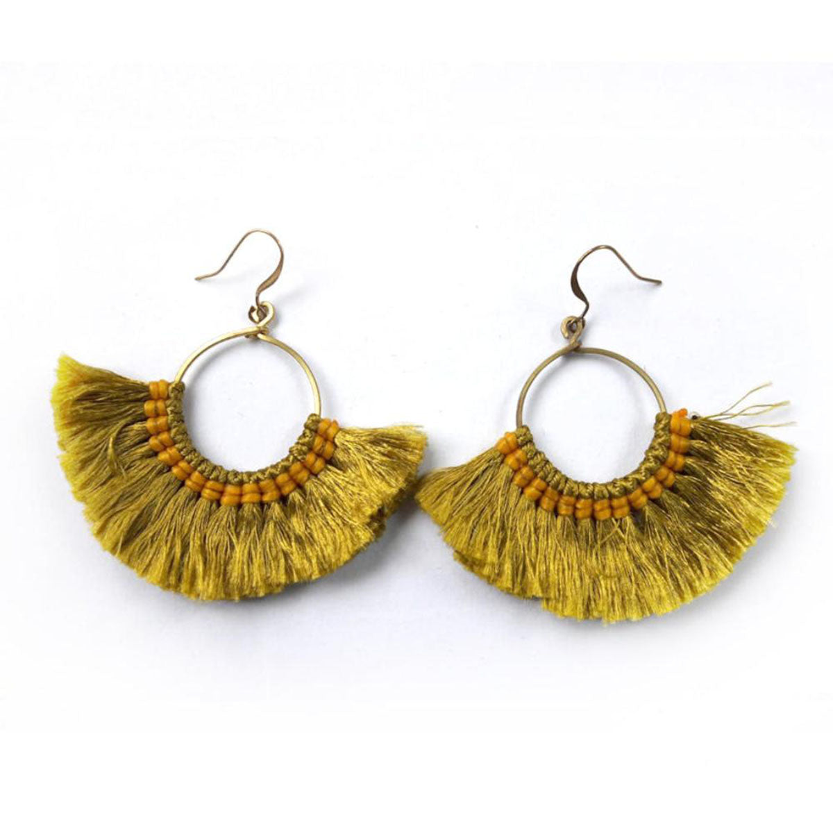 handmade light earrings "Dinaa"