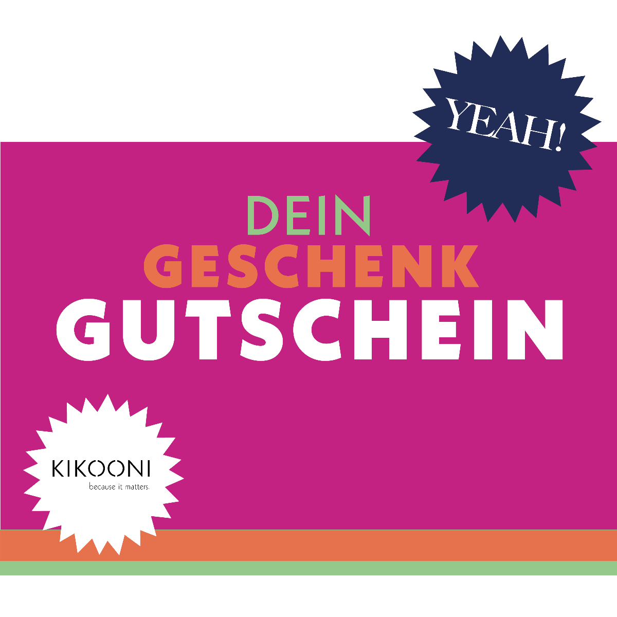 Kikooni Geschenkgutschein