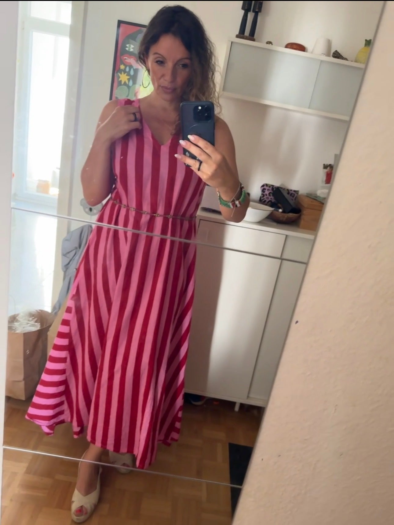 Candy Stripe Maxi Dress
