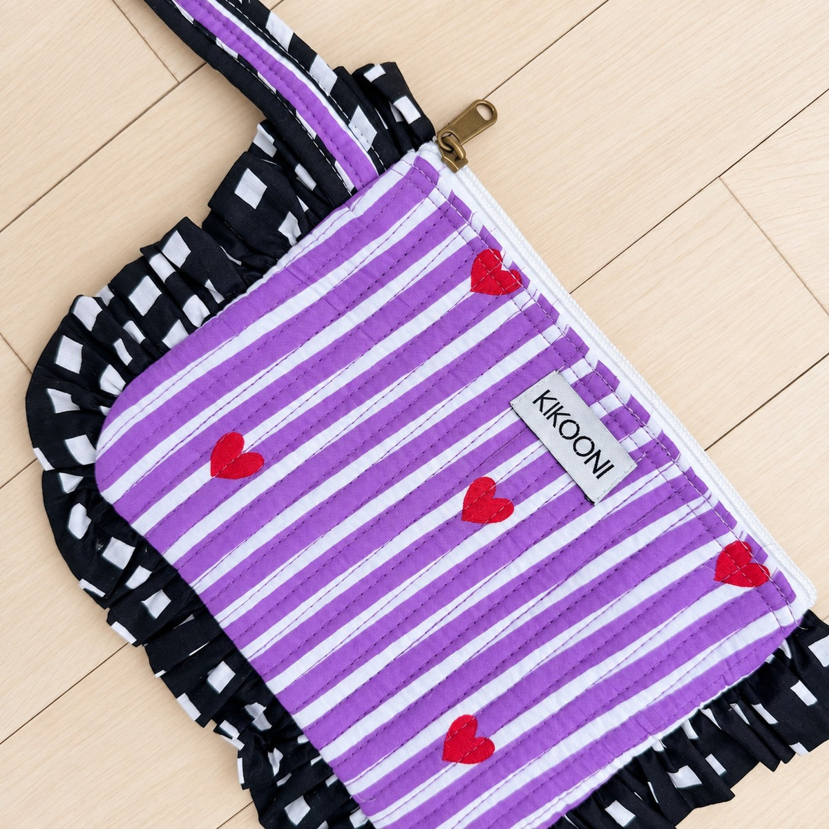 KIKOONI Cutiebag "Hearts & Ruffles"