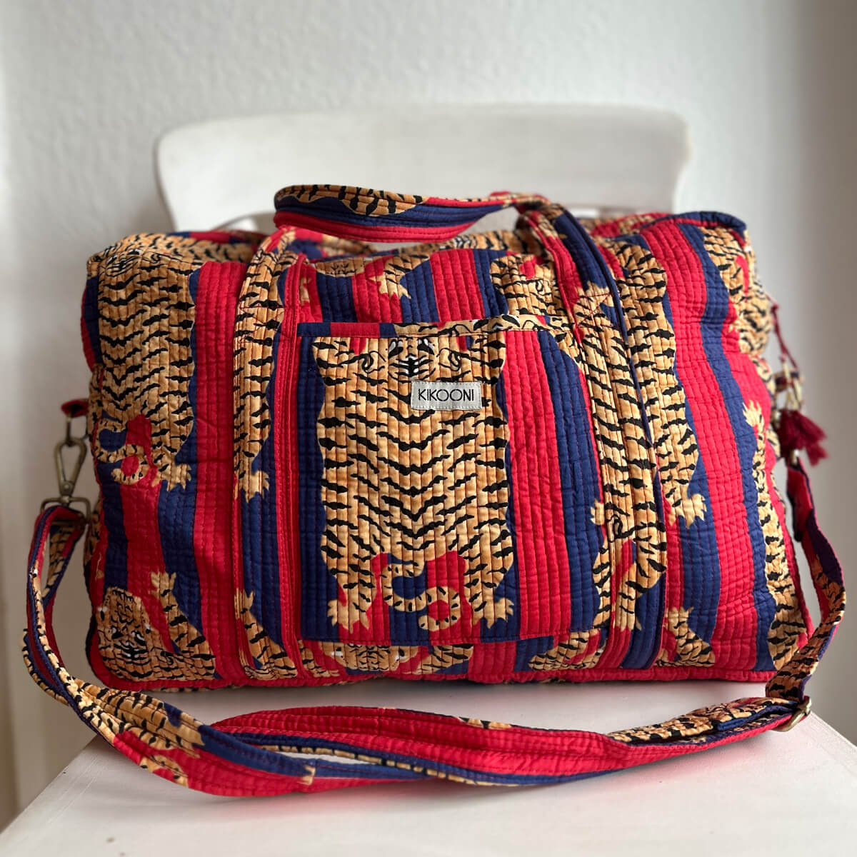 Large travel bag "Poppy Tiger Diva"