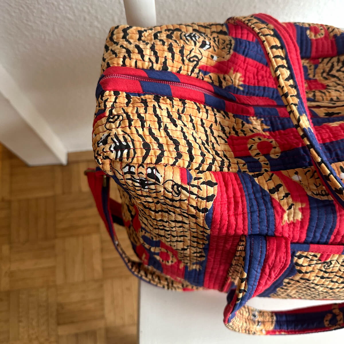 Large travel bag "Poppy Tiger Diva"