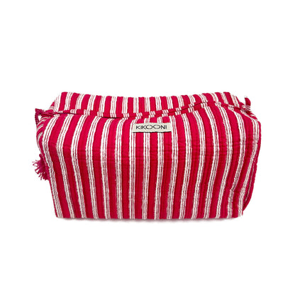 handgemachte Kosmetiktasche "Stripes"