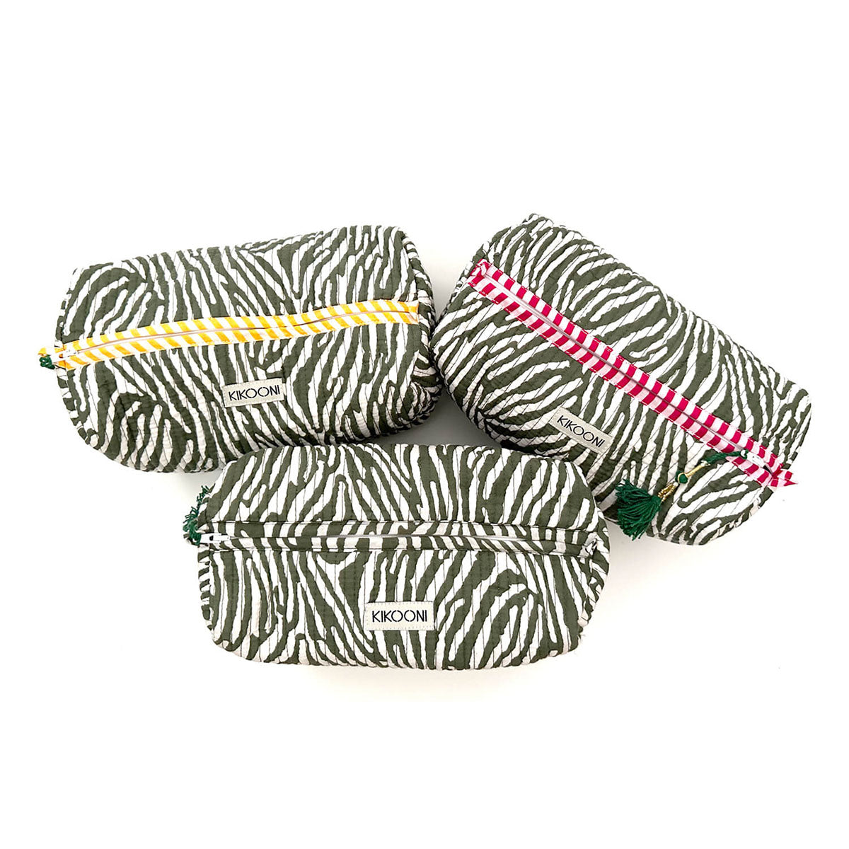 handmade cosmetic bag "Desert Zebra"