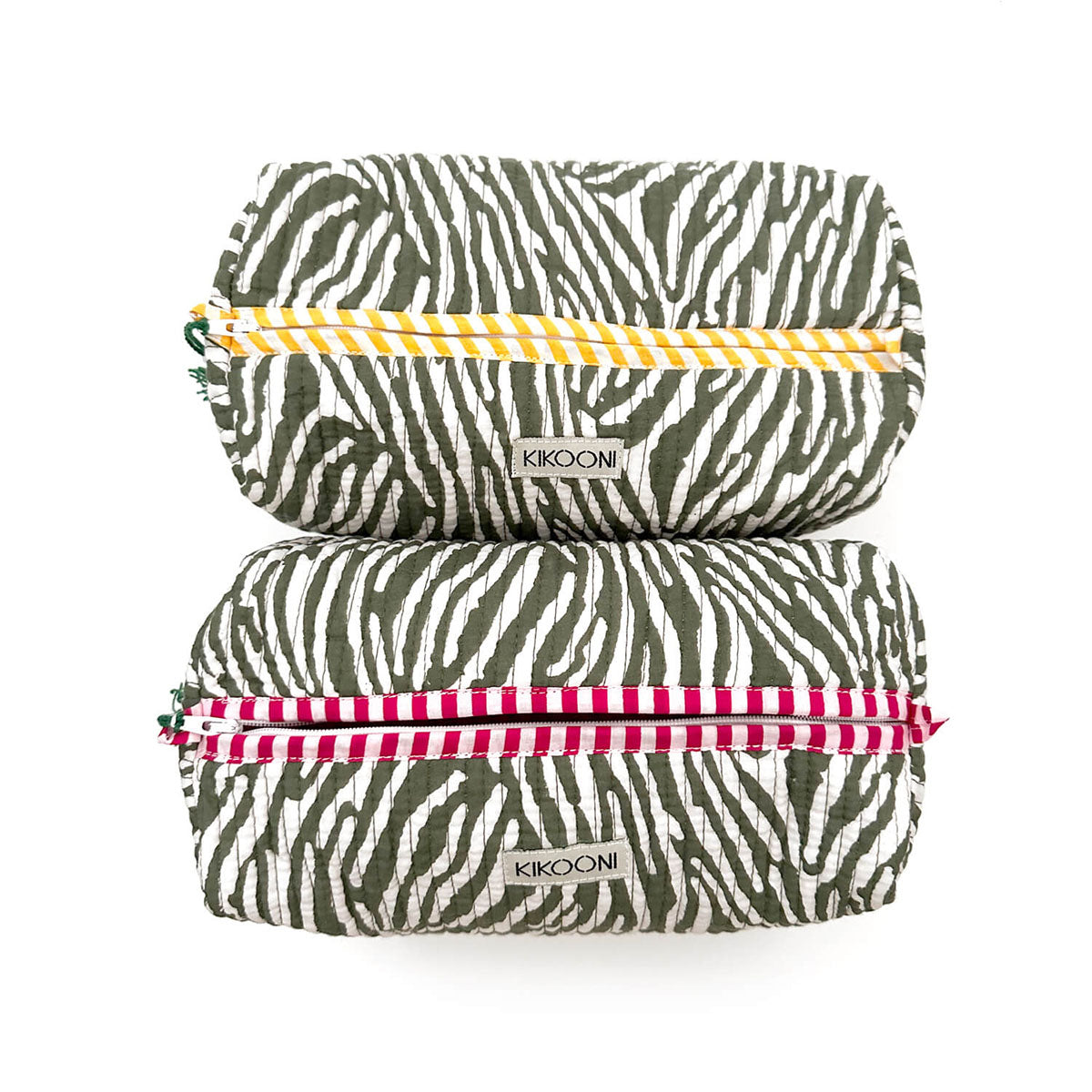 handmade cosmetic bag "Desert Zebra"