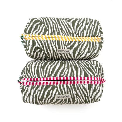 handmade cosmetic bag "Desert Zebra"