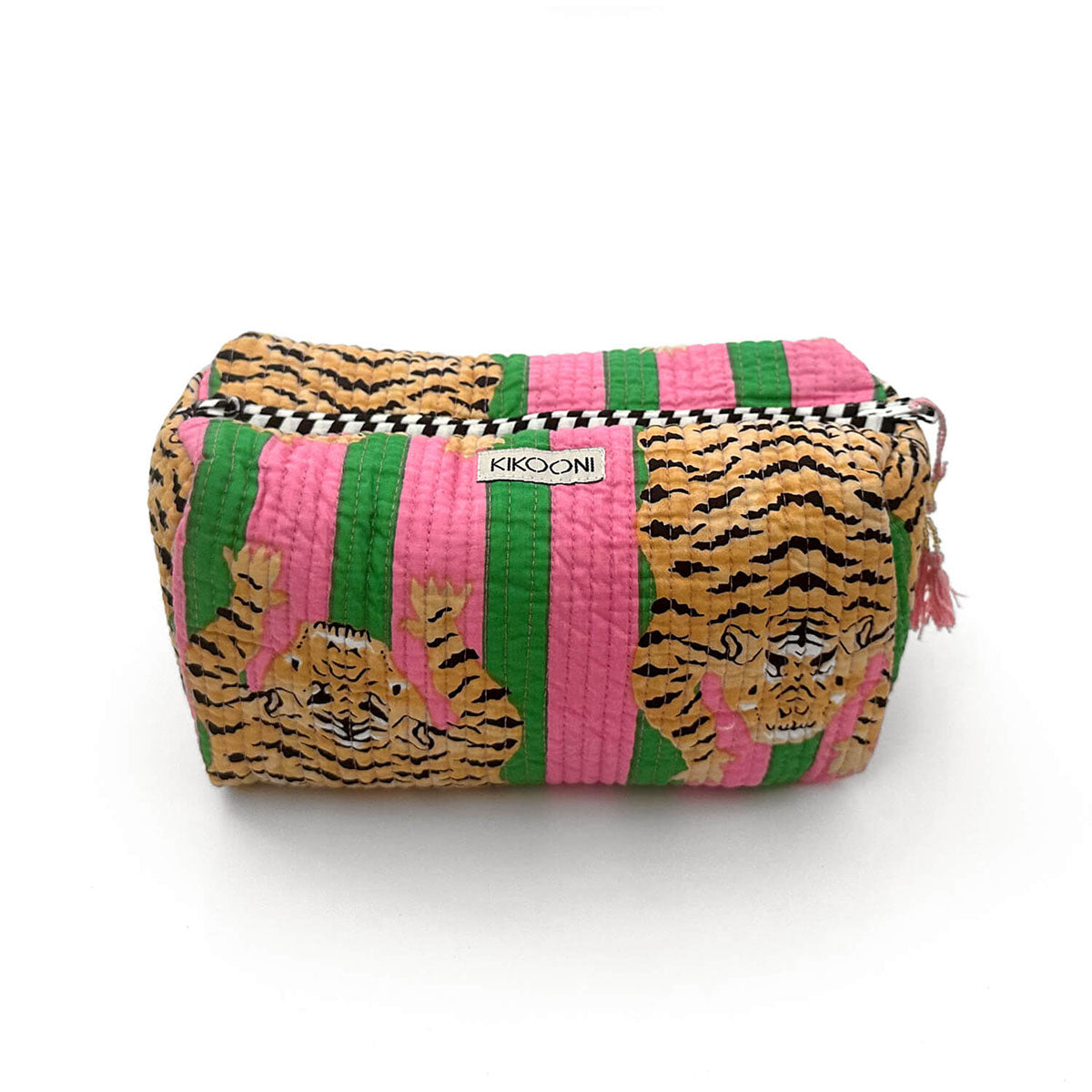 handgemachte Kosmetiktasche "Poppy Tiger Candy"