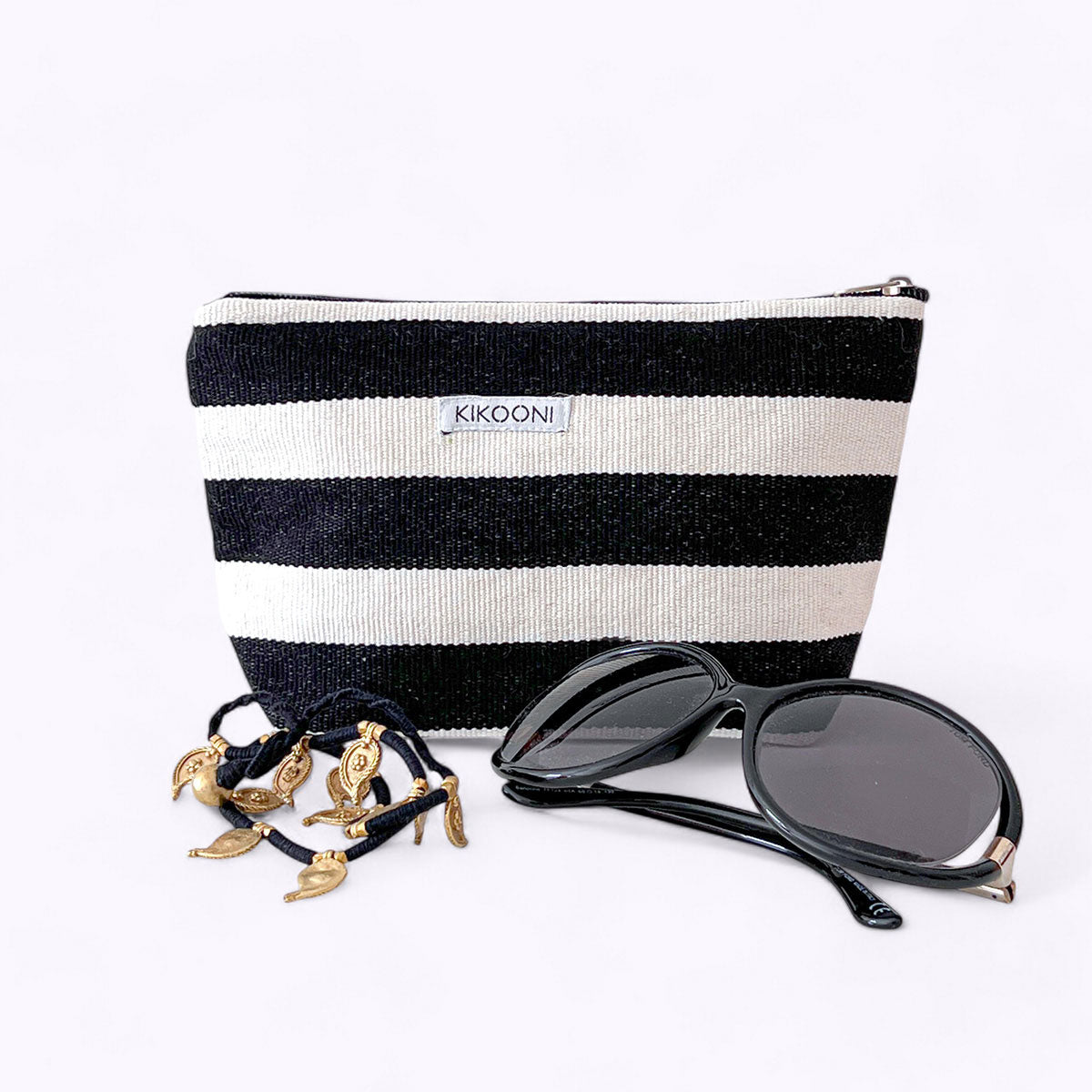 Handgewebte kleine Kosmetiktasche "CLASICO"