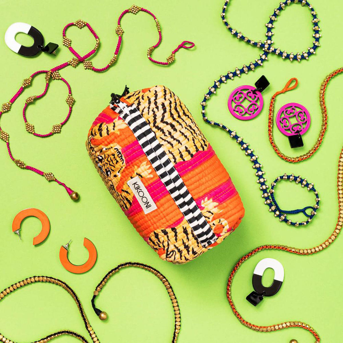 Small cosmetic bag "Poppy Tiger"