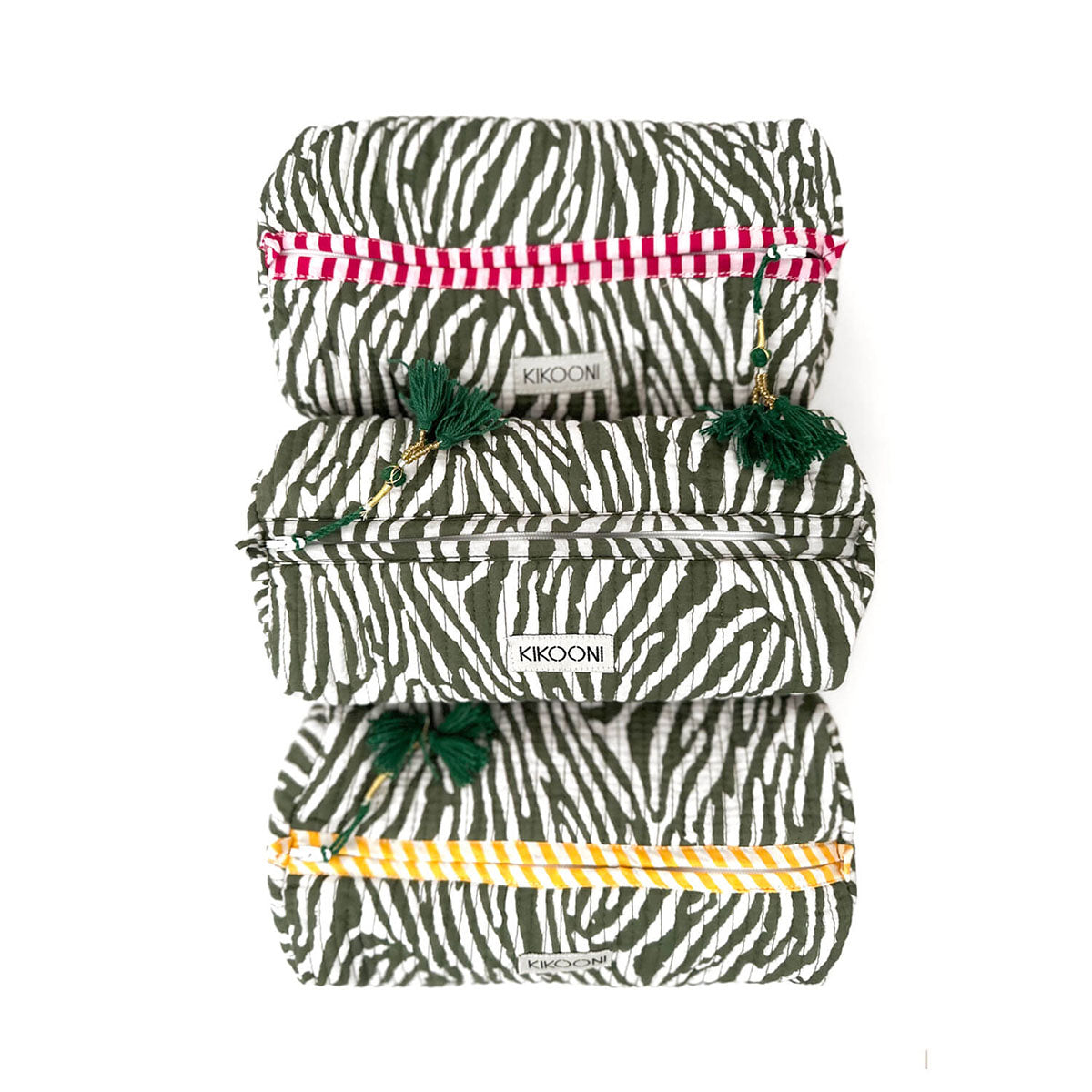 handmade cosmetic bag "Desert Zebra"