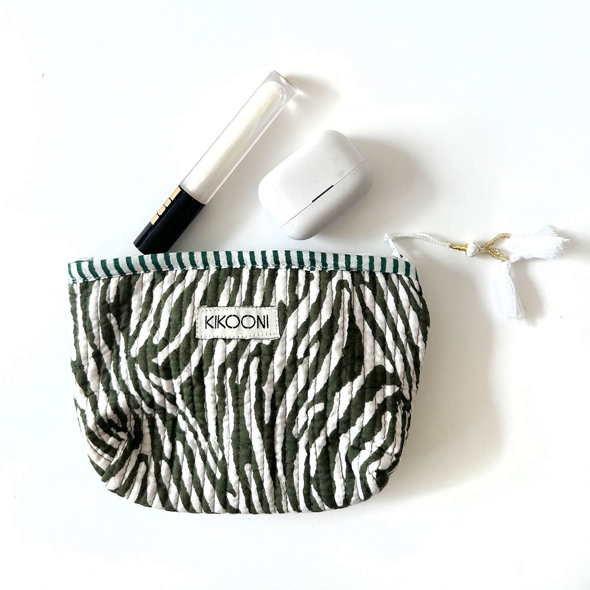 handmade mini bag "Desert Zebra"