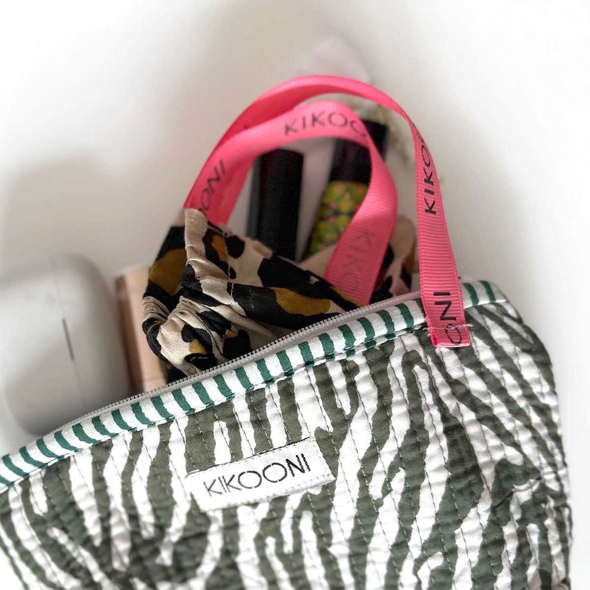 Handmade mini bag "Desert Zebra"