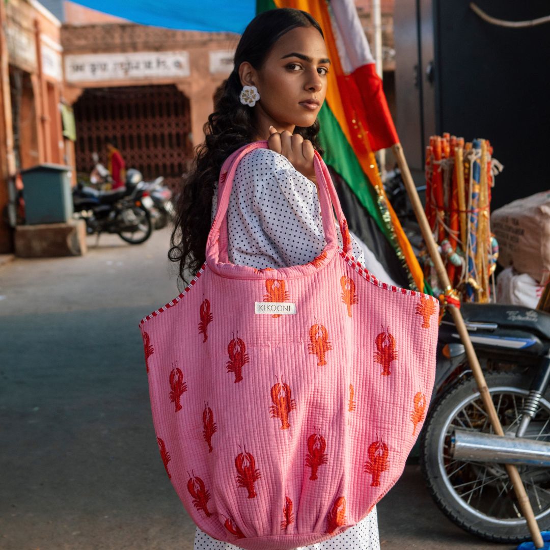Carry All "Lobster Bags pink"