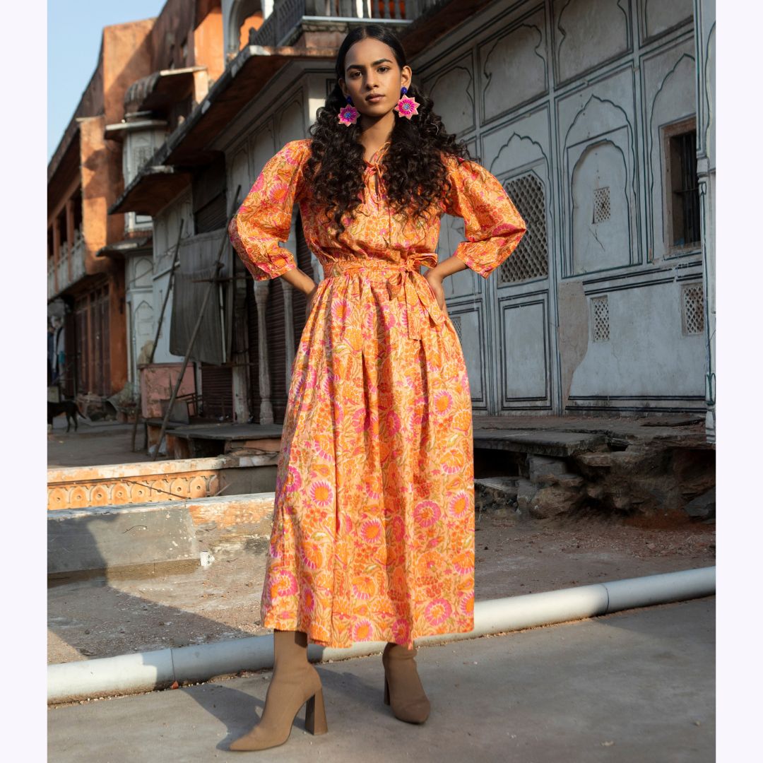 Muse Dress "Pink Garden"
