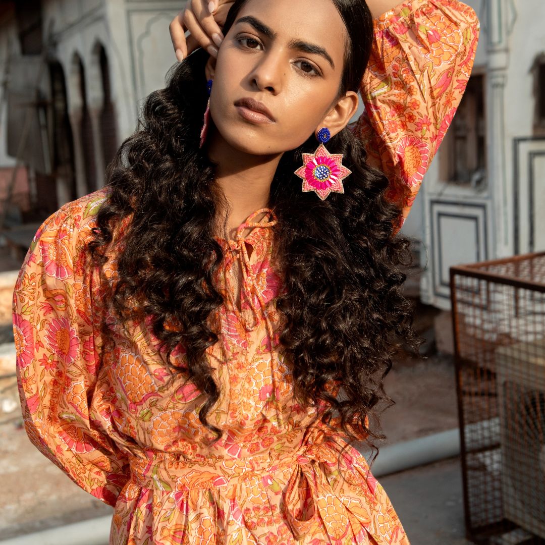 Muse Dress "Pink Garden"