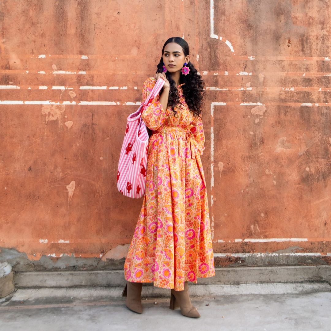 Muse Dress "Pink Garden"