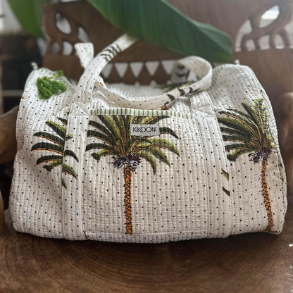 handmade cotton bag "Palms"