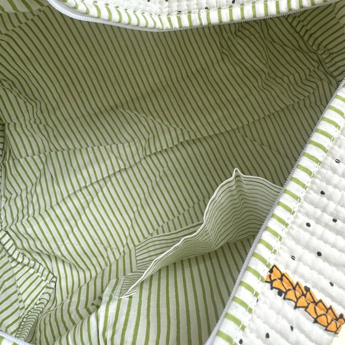 Handgemachte Baumwolltasche  "Palms"