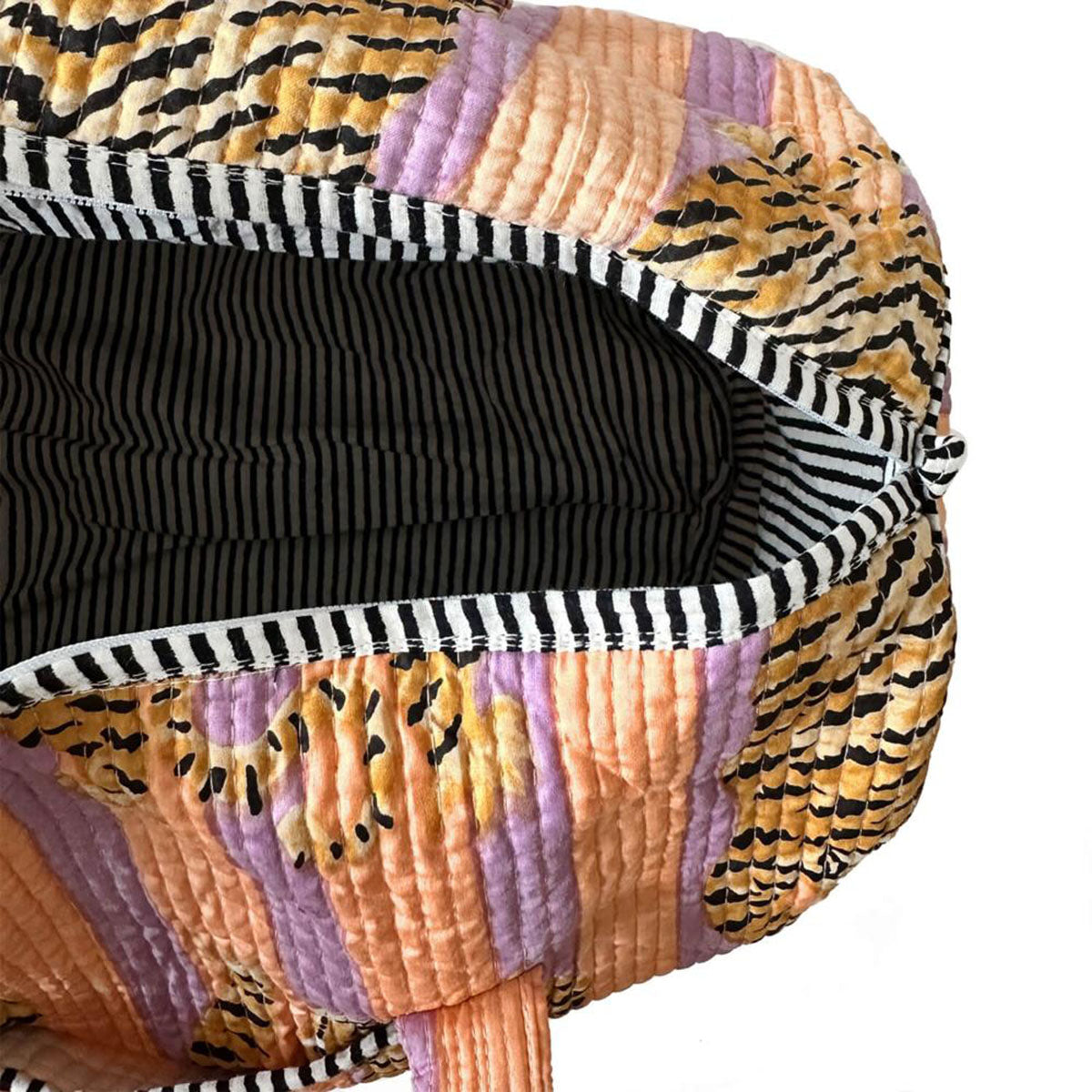 Baumwolltasche "Poppy Tiger - Peach Fusion"