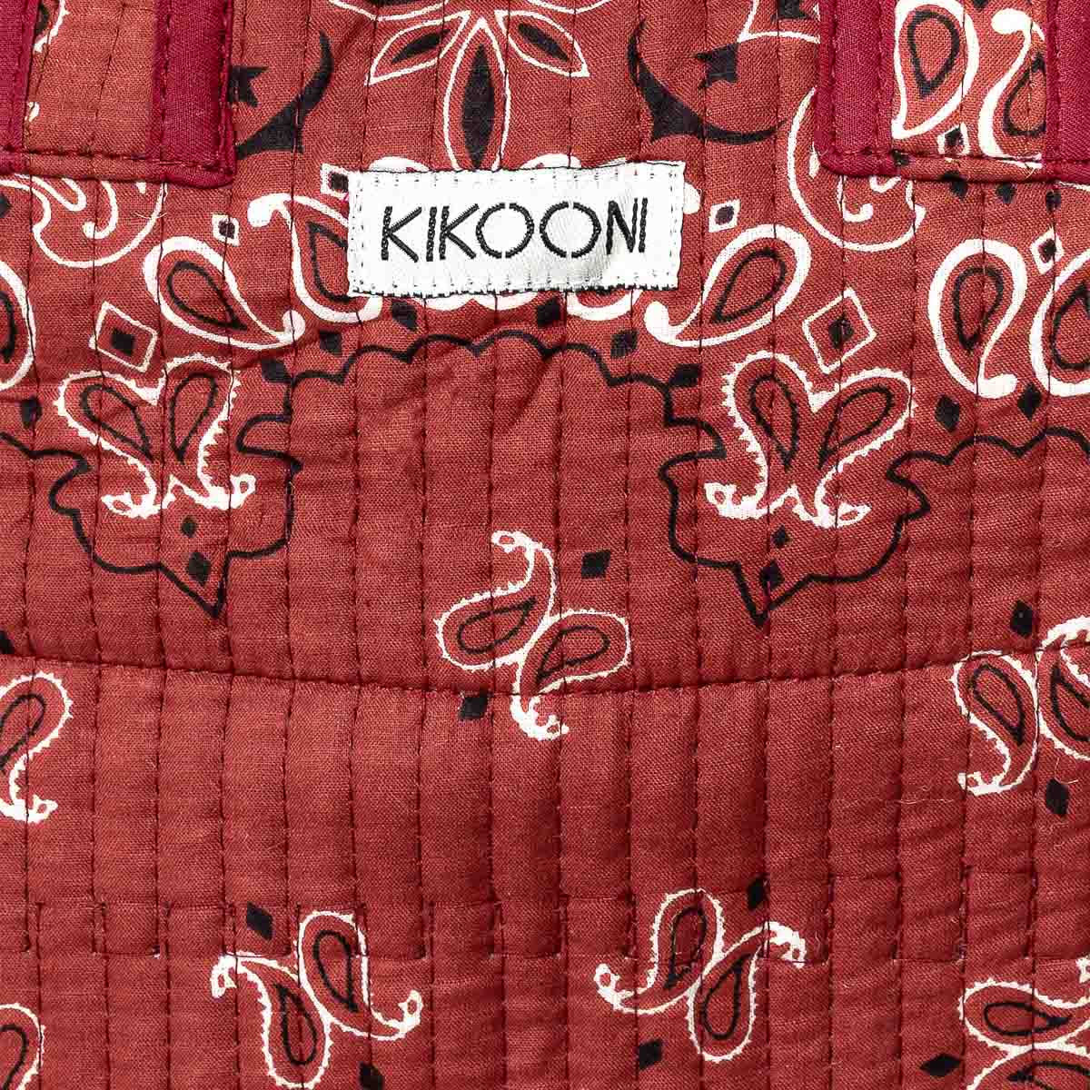 Reise Tote Bag "Paisley Burgundy"