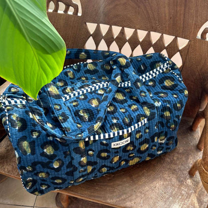 handmade cotton bag "DARK LEO"